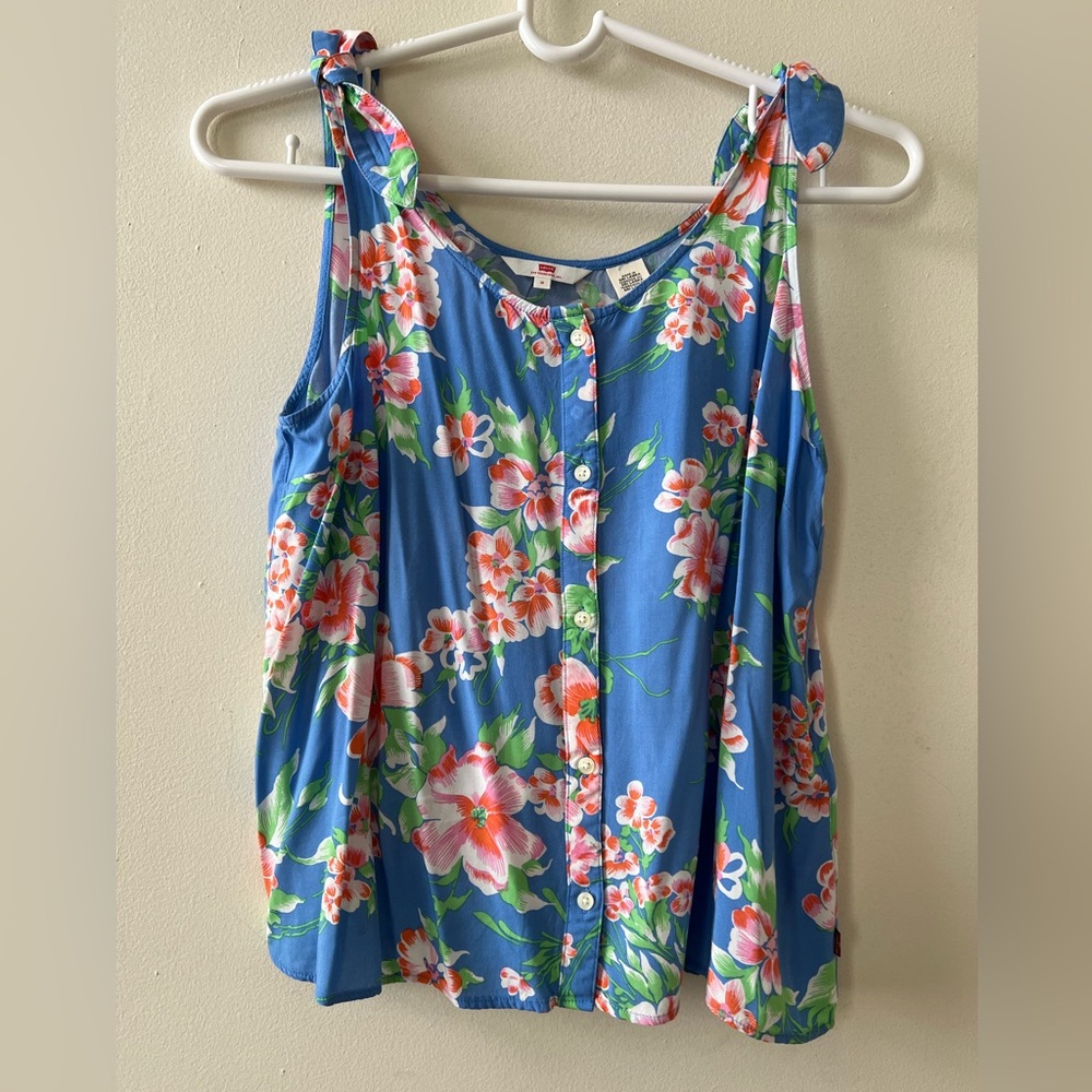 Levi’s Women’s Floral  Sleeveless Top